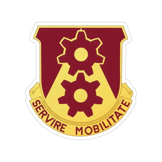 83 Transportation Battalion (U.S. Army) Transparent STICKER Die-Cut Vinyl Decal 6 Inch - The Sticker Space