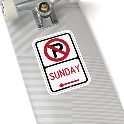 PBOT Road sign P1260L (Oregon) (Road Sign) STICKER Vinyl Kiss-Cut Decal
