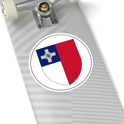 Badge of Malta 1943-1964 (Malta) (Coat of Arms) STICKER Vinyl Kiss-Cut Decal