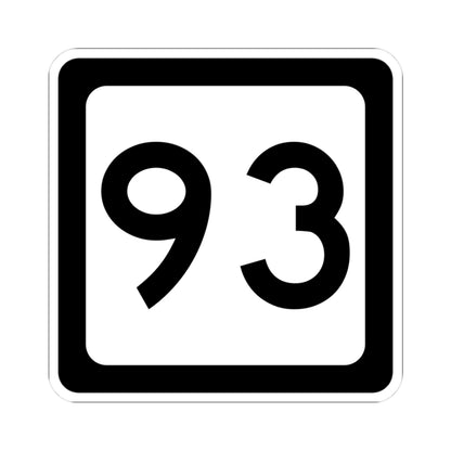 WV-93 (Virginia) (Road Sign) STICKER Vinyl Kiss-Cut Decal