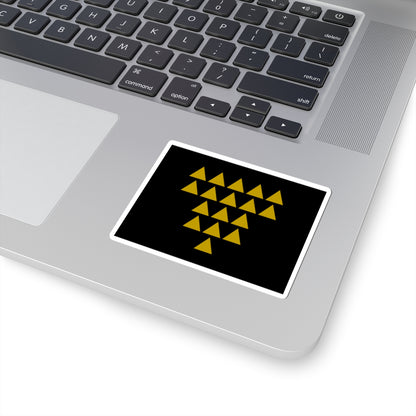 Flag of Oppegård (Norway) STICKER Vinyl Kiss-Cut Decal