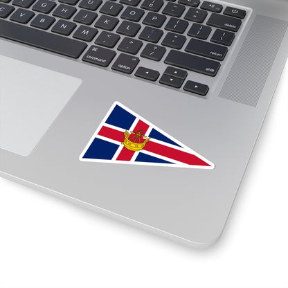Burgee of Helford River Sailing Club (United Kingdom) STICKER Vinyl Kiss-Cut Decal