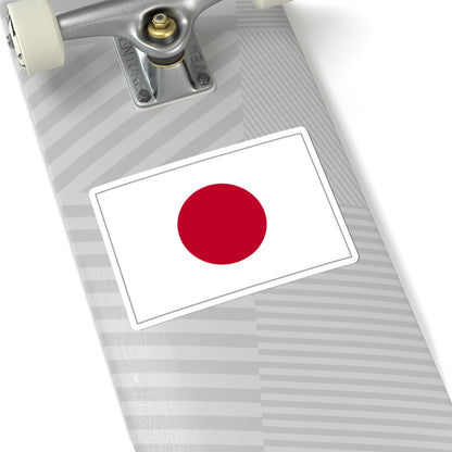 Flag of Japan bordered (Japan) STICKER Vinyl Kiss-Cut Decal
