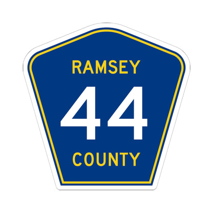 Ramsey County 44 MN (Minnesota) (Road Sign) STICKER Vinyl Kiss-Cut Decal