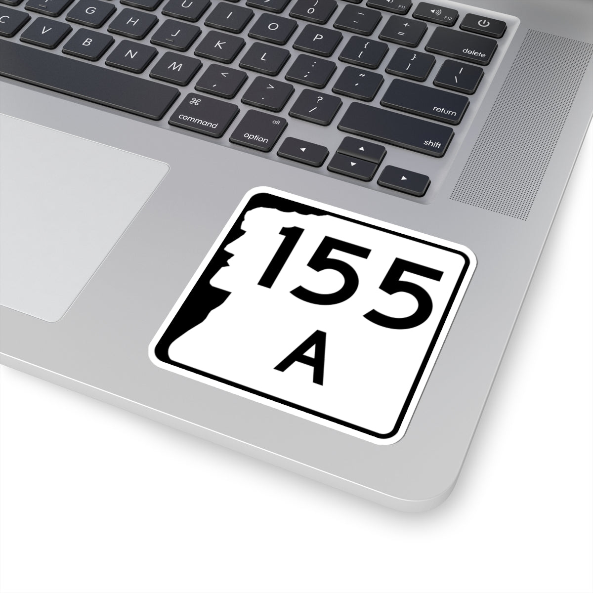 NH Route 155A (New Hampshire) (Road Sign) STICKER Vinyl Kiss-Cut Decal