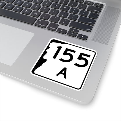 NH Route 155A (New Hampshire) (Road Sign) STICKER Vinyl Kiss-Cut Decal
