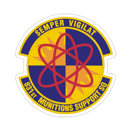831st Munitions Support Squadron (U.S. Air Force) STICKER Vinyl Die-Cut Decal-2 Inch-The Sticker Space