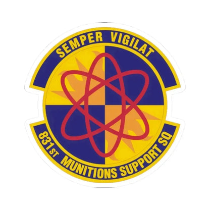 831st Munitions Support Squadron (U.S. Air Force) STICKER Vinyl Kiss-Cut Decal - The Sticker Space