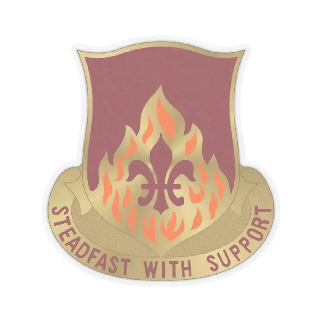 832 Ordnance Battalion (U.S. Army) STICKER Vinyl Kiss-Cut Decal 2 Inch Transparent - The Sticker Space