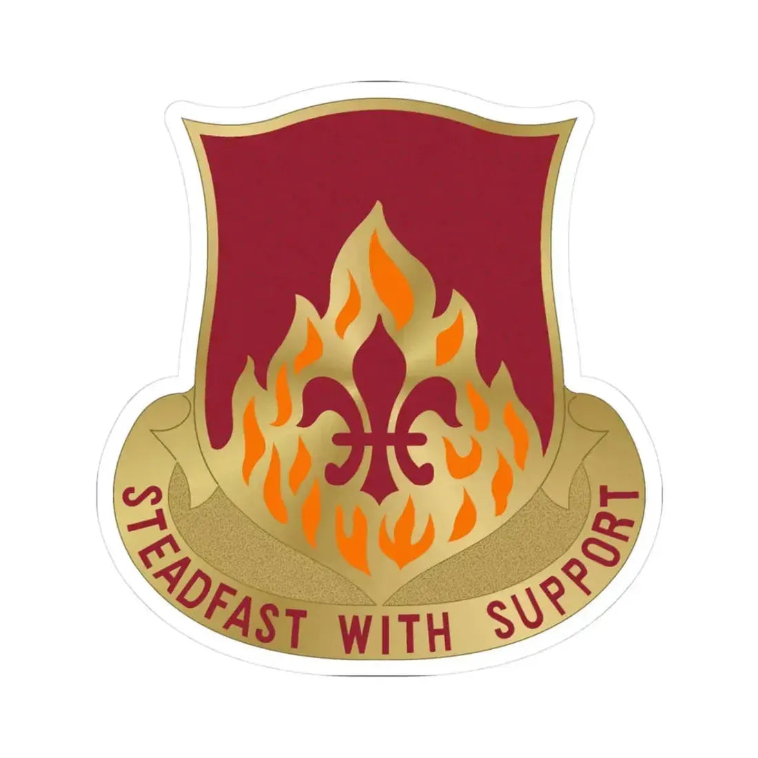 832 Ordnance Battalion (U.S. Army) STICKER Vinyl Kiss-Cut Decal 3 Inch White - The Sticker Space