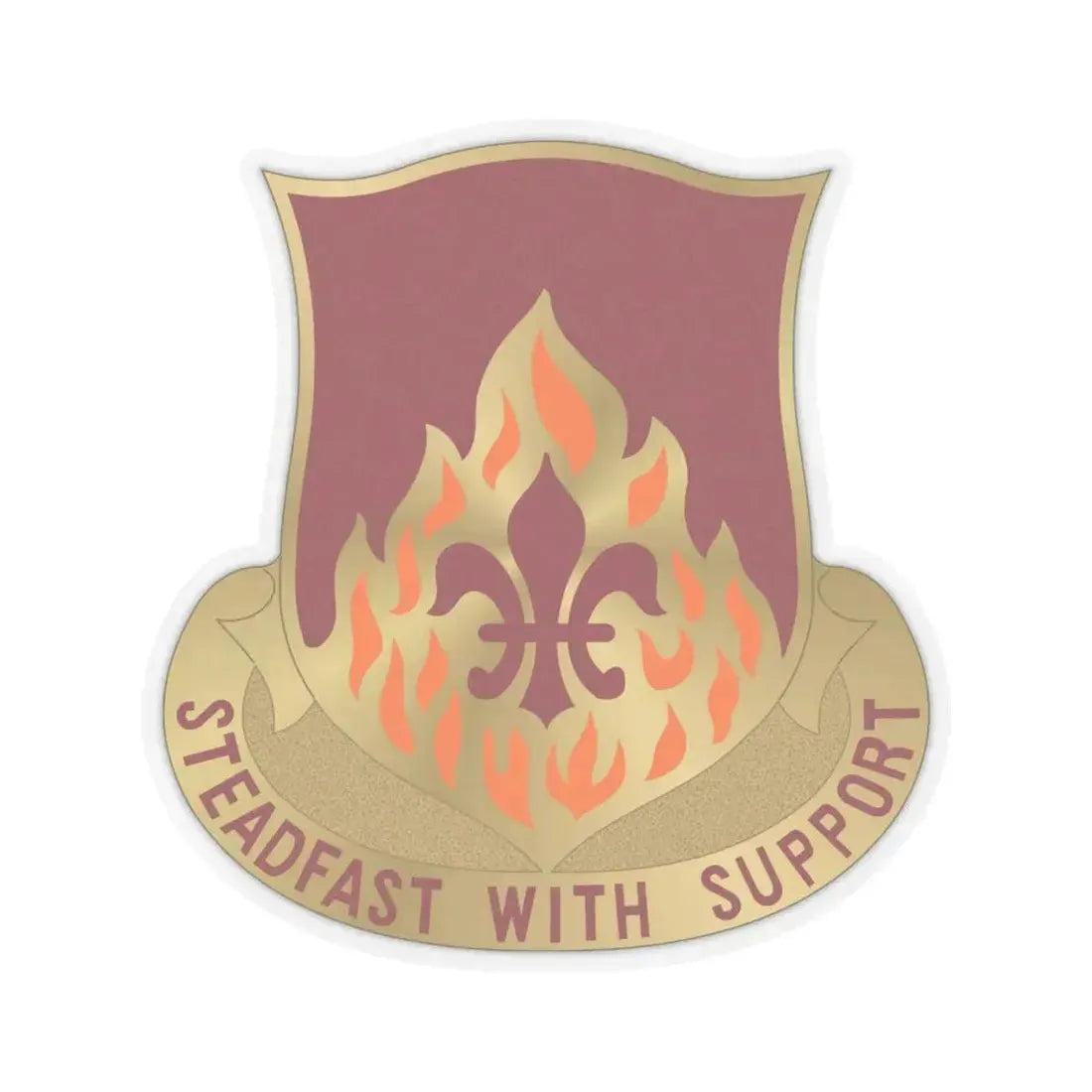 832 Ordnance Battalion (U.S. Army) STICKER Vinyl Kiss-Cut Decal 4 Inch Transparent - The Sticker Space