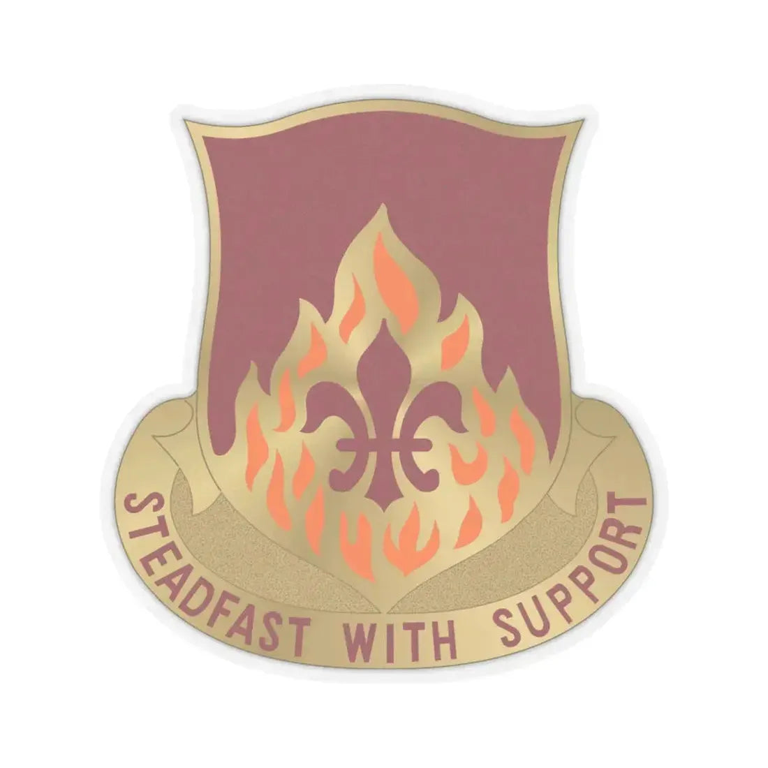 832 Ordnance Battalion (U.S. Army) STICKER Vinyl Kiss-Cut Decal 6 Inch Transparent - The Sticker Space