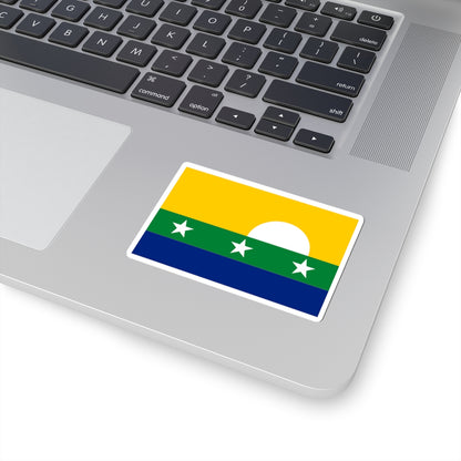 Flag of Nueva Esparta (Venezuela) STICKER Vinyl Kiss-Cut Decal