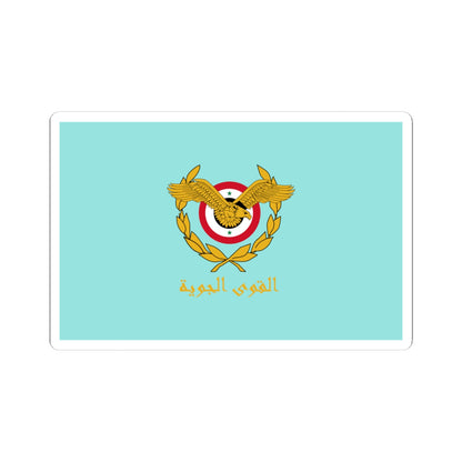 Flag of the Syrian Arab Air Force (Syria) STICKER Vinyl Kiss-Cut Decal