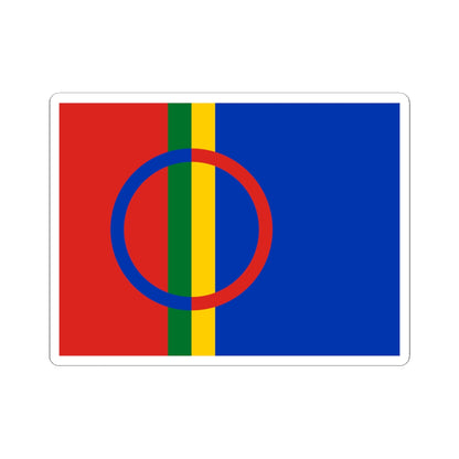 Sami flag (Sweden) STICKER Vinyl Kiss-Cut Decal