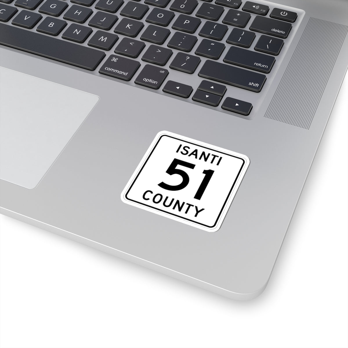 Isanti County 51 MN (Minnesota) (Road Sign) STICKER Vinyl Kiss-Cut Decal