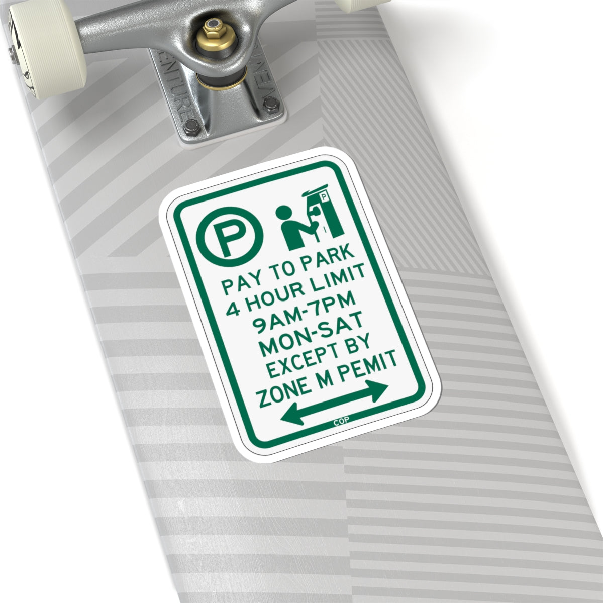 PBOT Road sign P4426D (Oregon) (Road Sign) STICKER Vinyl Kiss-Cut Decal
