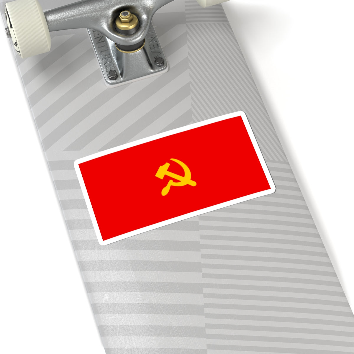 Flag of the Communist Party of Greece 1940s (Greece) STICKER Vinyl Kiss-Cut Decal