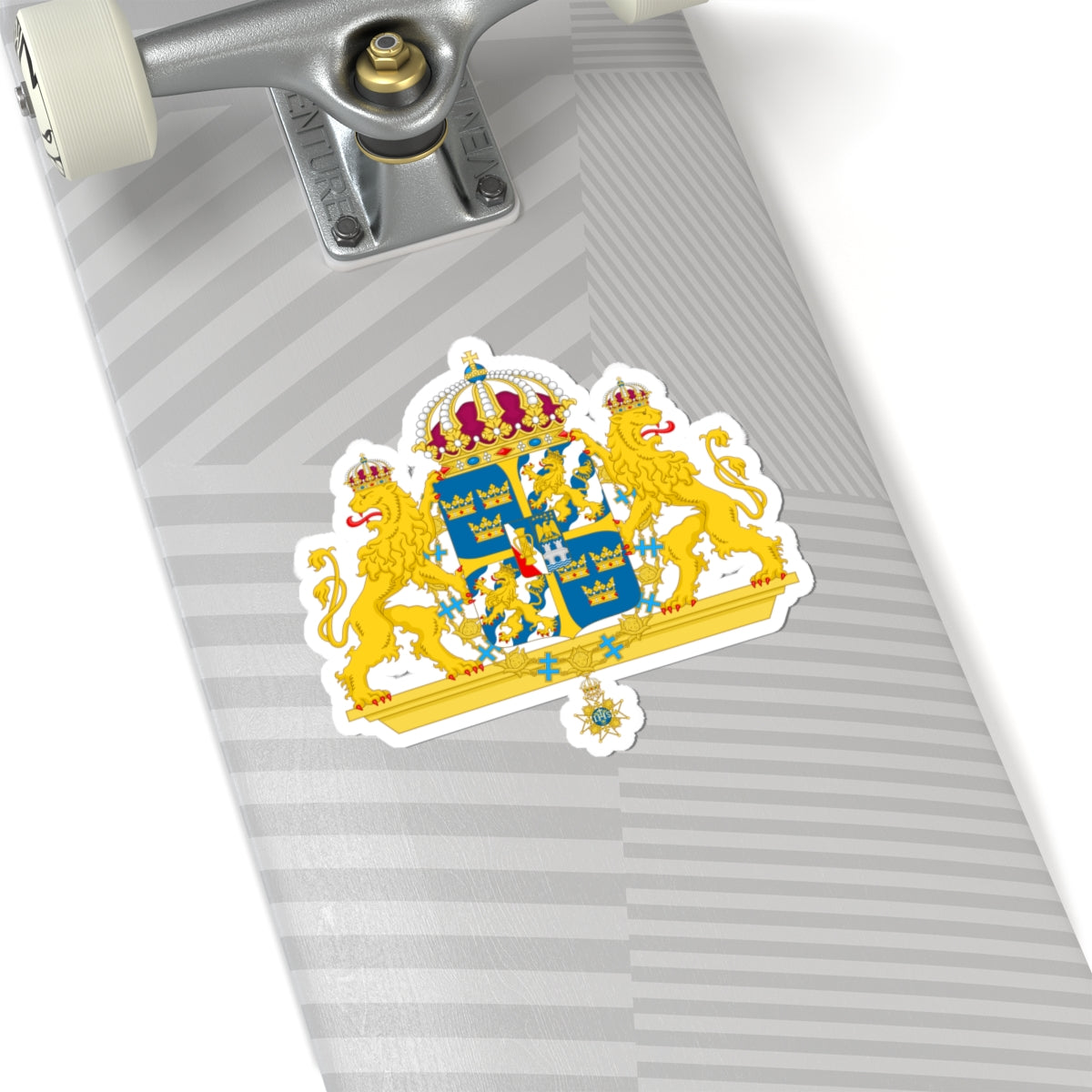 Great coat of arms of Sweden 2 - STICKER Vinyl Kiss-Cut Decal