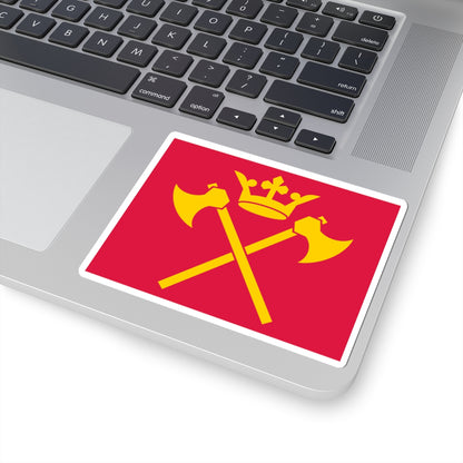 Flag of Hordaland (Norway) STICKER Vinyl Kiss-Cut Decal