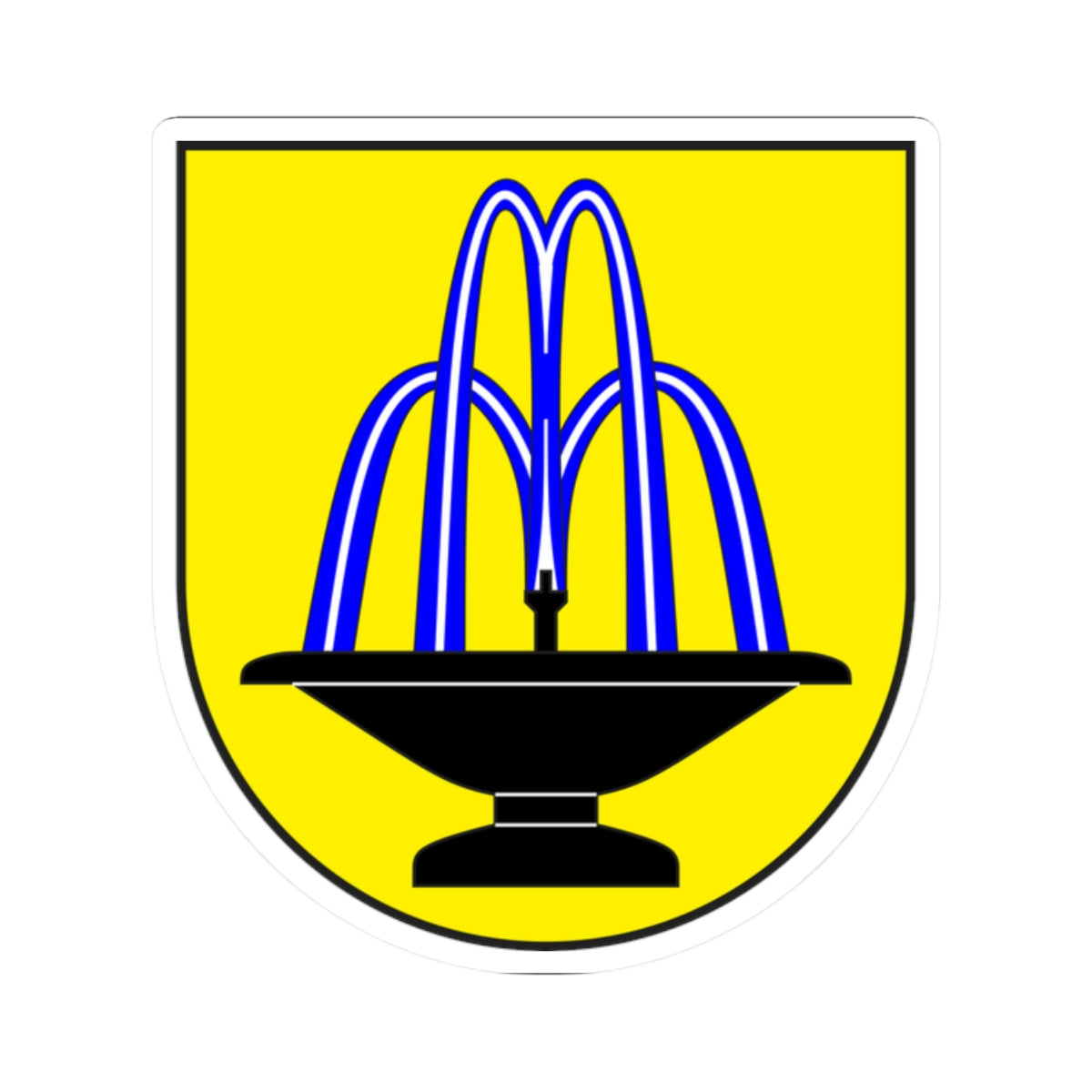 Scuol wappen (Switzerland) (Coat of Arms) STICKER Vinyl Kiss-Cut Decal