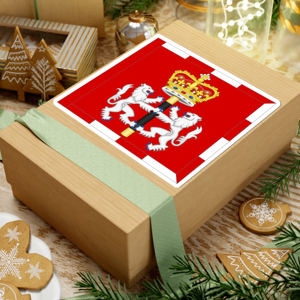 Flag of the Ross Herald Extraordinary (Scotland) STICKER Vinyl Kiss-Cut Decal