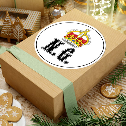 Badge of the New Guinea Protectorate 1884-1888 (Guinea) (Coat of Arms) STICKER Vinyl Kiss-Cut Decal