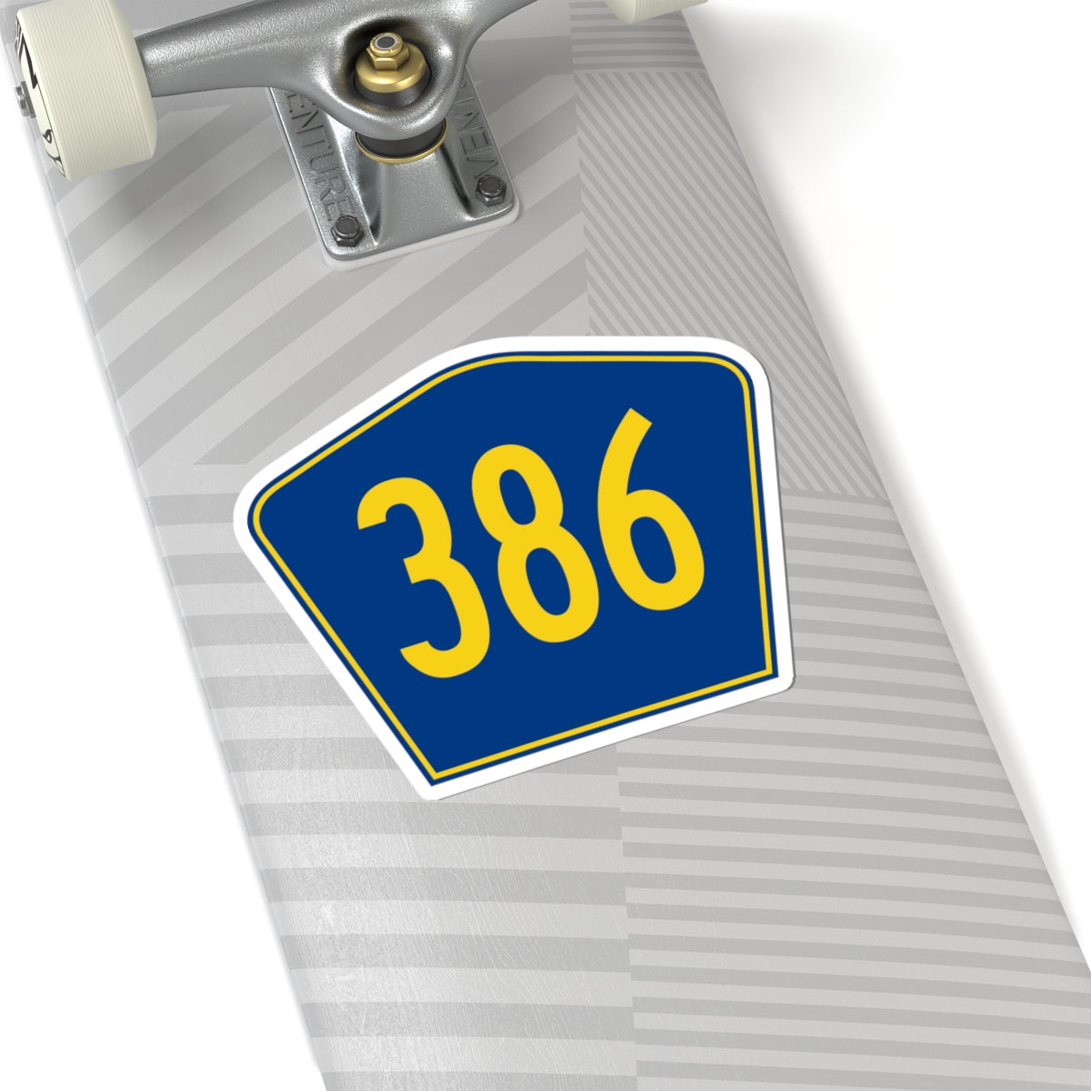 PR secondary 386 (Puerto Rico) (Road Sign) STICKER Vinyl Kiss-Cut Decal