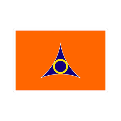 Flag of Ora Gunma (Japan) STICKER Vinyl Kiss-Cut Decal