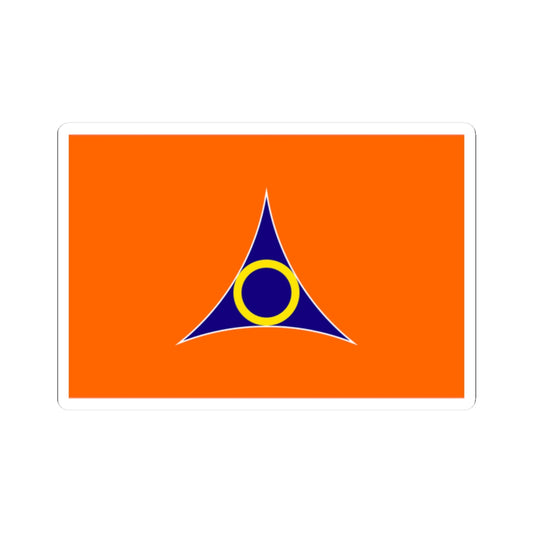 Flag of Ora Gunma (Japan) STICKER Vinyl Kiss-Cut Decal
