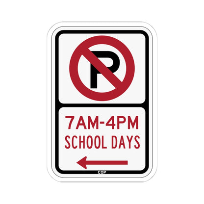 PBOT Road sign P1600L (Oregon) (Road Sign) STICKER Vinyl Kiss-Cut Decal