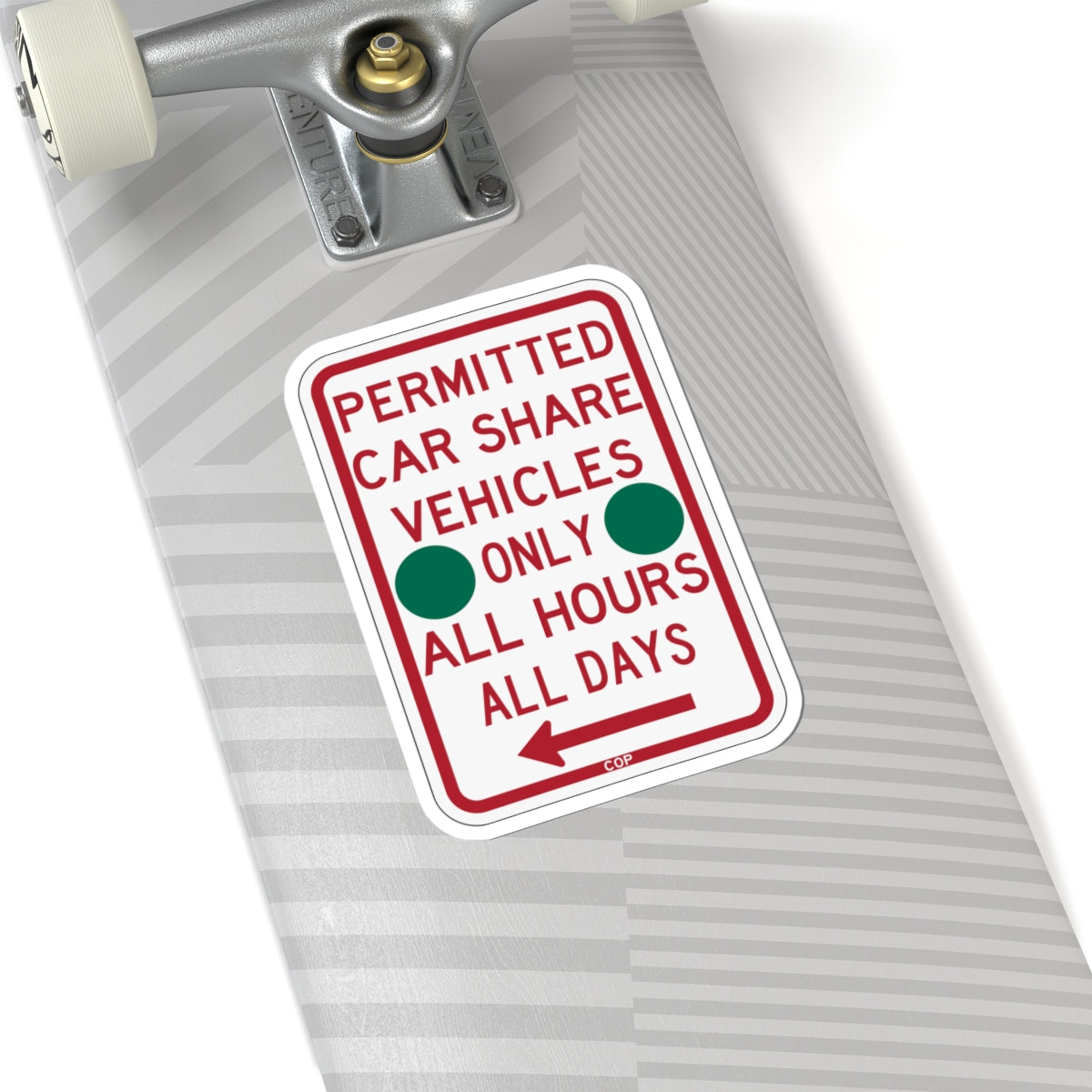 PBOT Road sign P4500L-G (Oregon) (Road Sign) STICKER Vinyl Kiss-Cut Decal