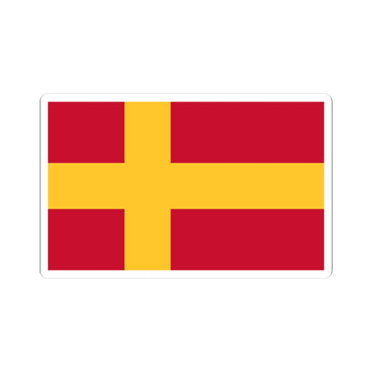 Flag of the Finland Swedes (Finland) STICKER Vinyl Kiss-Cut Decal