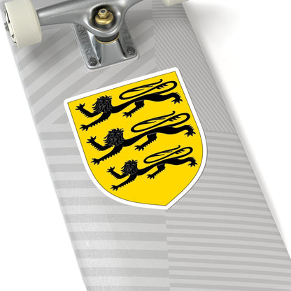 Arms of Baron Carew (England) (Coat of Arms) STICKER Vinyl Kiss-Cut Decal