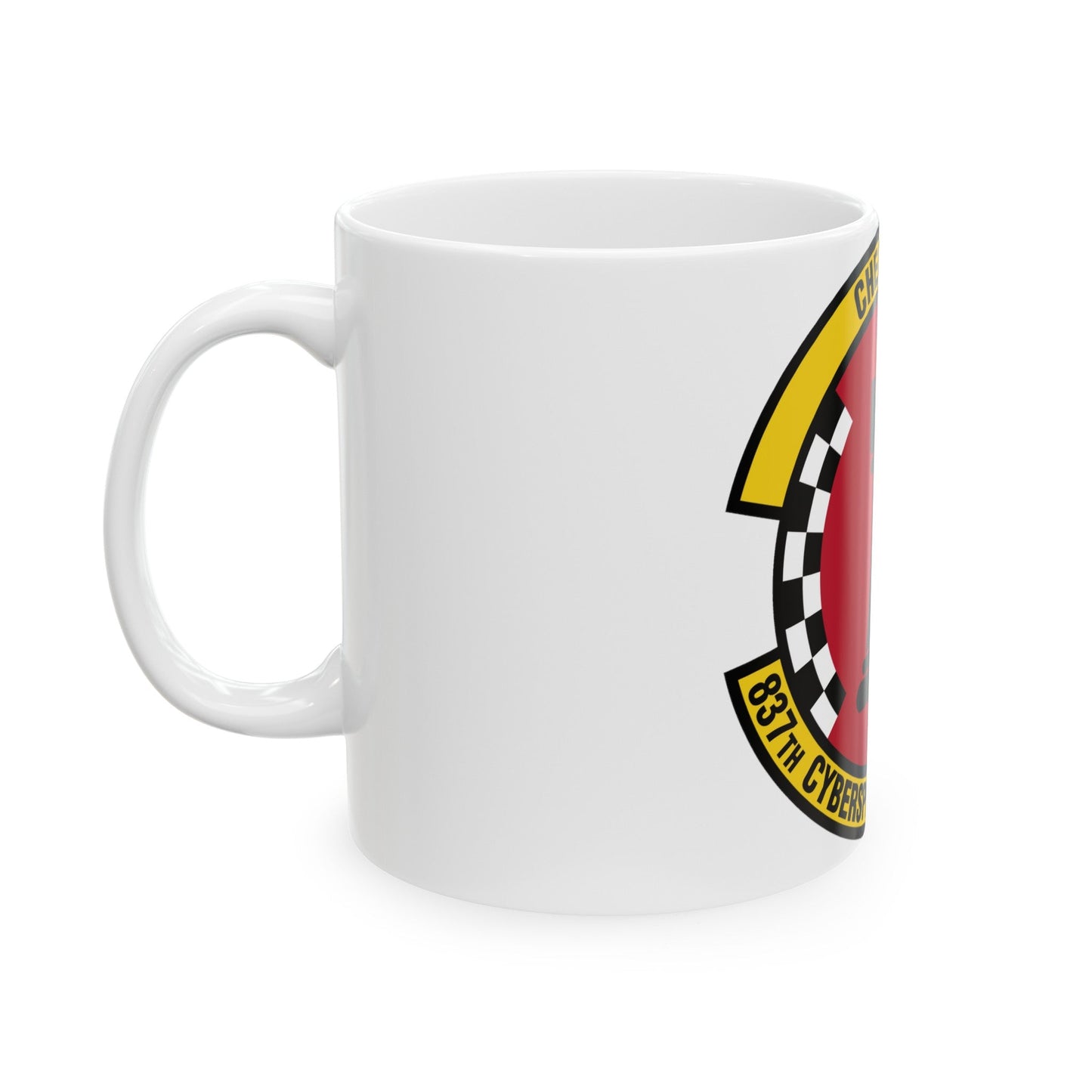 837 Cyberspace Operations Squadron ACC (U.S. Air Force) White Coffee Mug-The Sticker Space