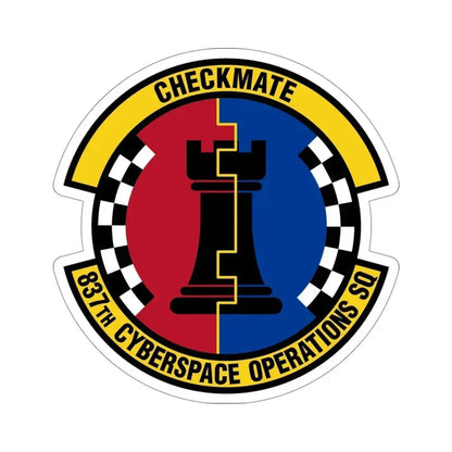 837 Cyberspace Operations Squadron ACC (U.S. Air Force) STICKER Vinyl Die-Cut Decal 4 Inch - The Sticker Space