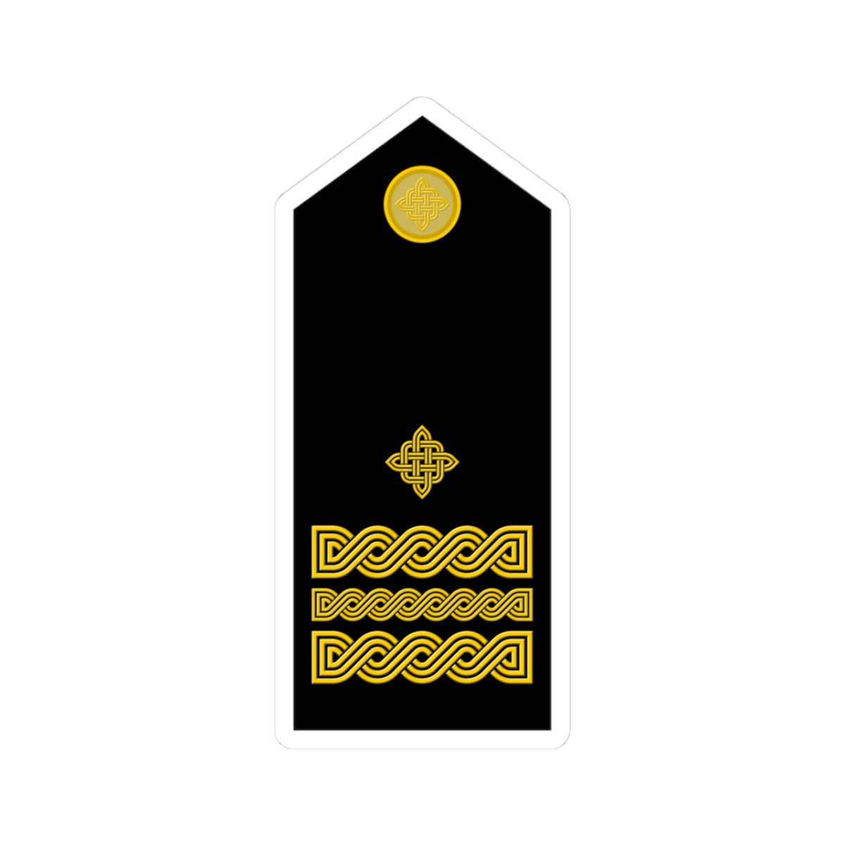 Naramenica svečane odore brigadnog generala HKoV (Croatia) (Military Rank) STICKER Vinyl Kiss-Cut Decal