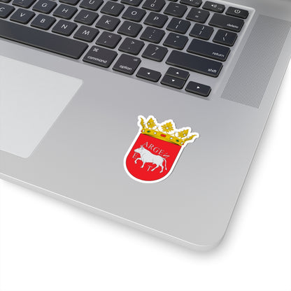 Escudo de Argente (Spain) (Coat of Arms) STICKER Vinyl Kiss-Cut Decal