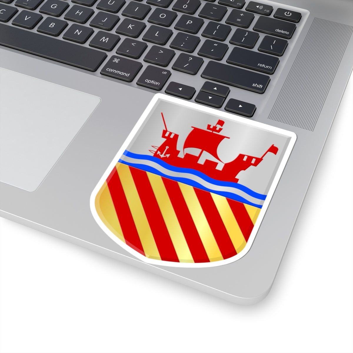 Blankenham wapen (Netherlands) (Coat of Arms) STICKER Vinyl Kiss-Cut Decal