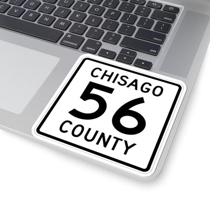Chisago County Route 56 (Minnesota) (Road Sign) STICKER Vinyl Kiss-Cut Decal