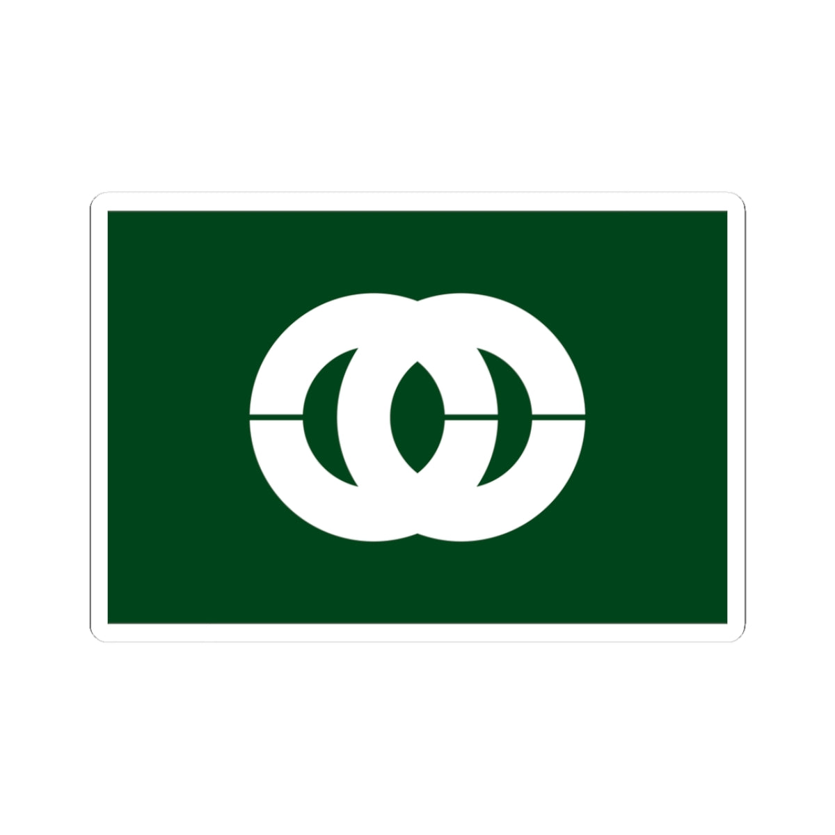 Flag of Mobara Chiba (Japan) STICKER Vinyl Kiss-Cut Decal