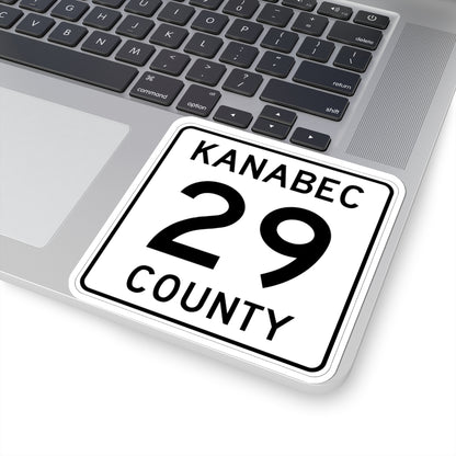 Kanabec County 29 MN (Minnesota) (Road Sign) STICKER Vinyl Kiss-Cut Decal