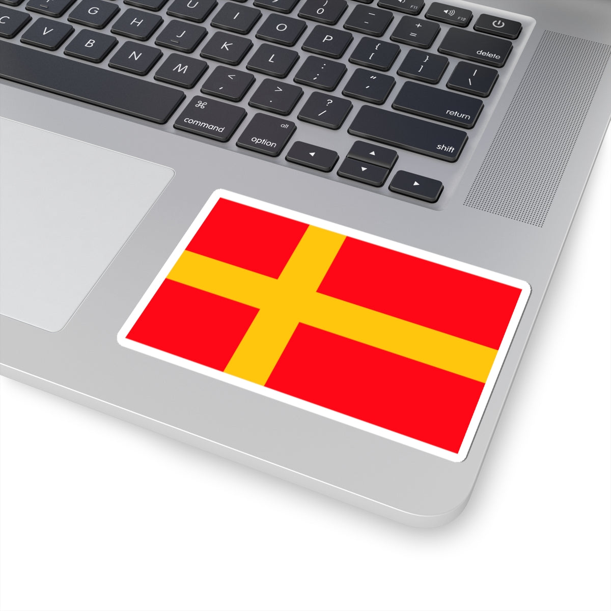 Flag of Nasjonal Samling (Norway) STICKER Vinyl Kiss-Cut Decal