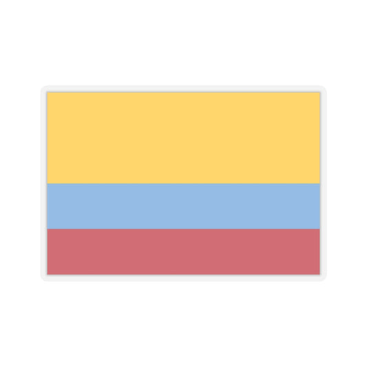 Flag of Venezuela with no coat of arms 1811-1836 (Colombia) STICKER Vinyl Kiss-Cut Decal