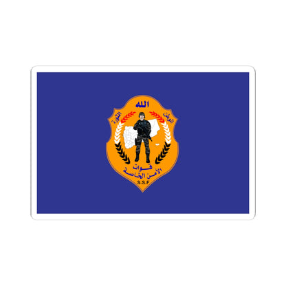 Flag of the Yemeni Special Security Forces (Yemen) STICKER Vinyl Kiss-Cut Decal