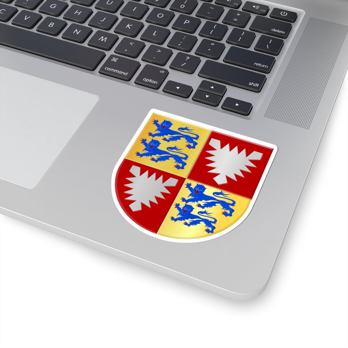 Adolf VIII van Holstein wapen (Denmark) (Coat of Arms) STICKER Vinyl Kiss-Cut Decal