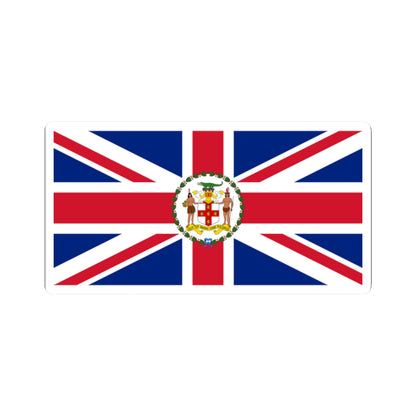 Flag of the Governor of Jamaica 1962 (Jamaica) STICKER Vinyl Kiss-Cut Decal