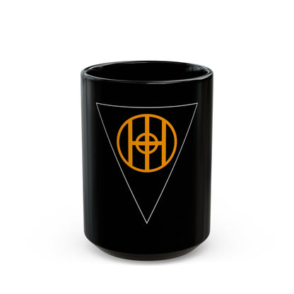 83rd Infantry Division SSI (U.S. Army) Black Coffee Mug-15oz-The Sticker Space