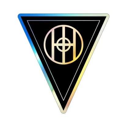 83rd Infantry Division SSI (U.S. Army) Holographic STICKER Die-Cut Vinyl Decal 6 Inch Holographic - The Sticker Space