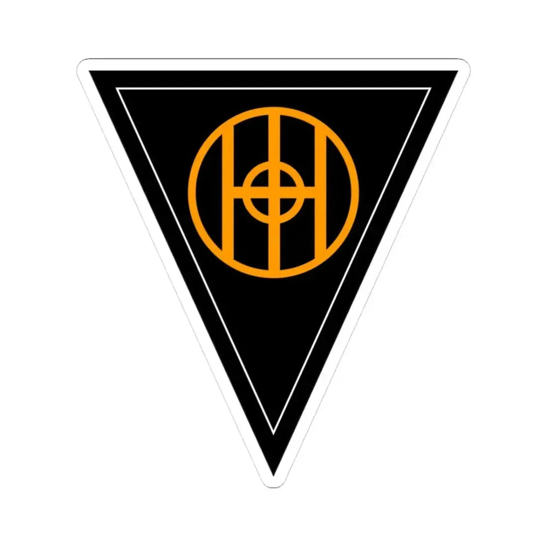 83rd Infantry Division SSI (U.S. Army) STICKER Vinyl Kiss-Cut Decal 3 Inch White - The Sticker Space